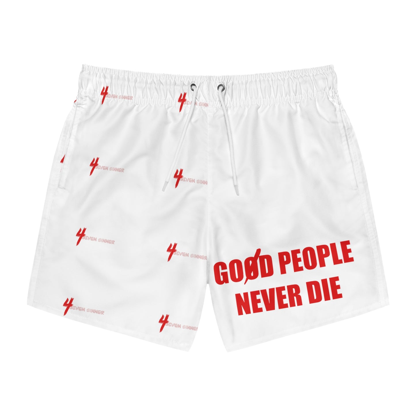 Swim Trunks (White)