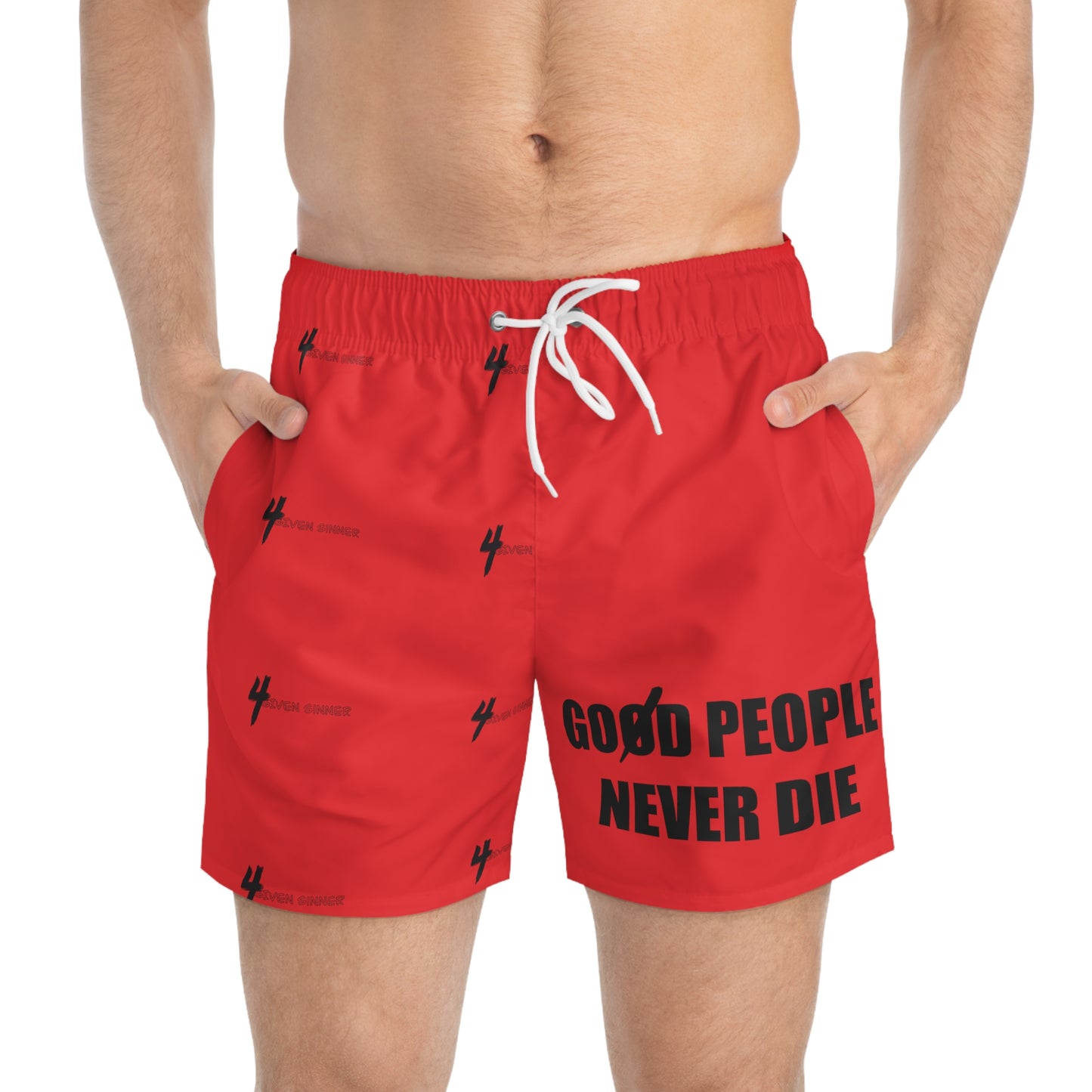 Swim Trunks (Red)